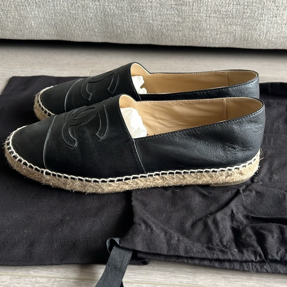 Black Chanel Espadrilles - Picture 2 of 10